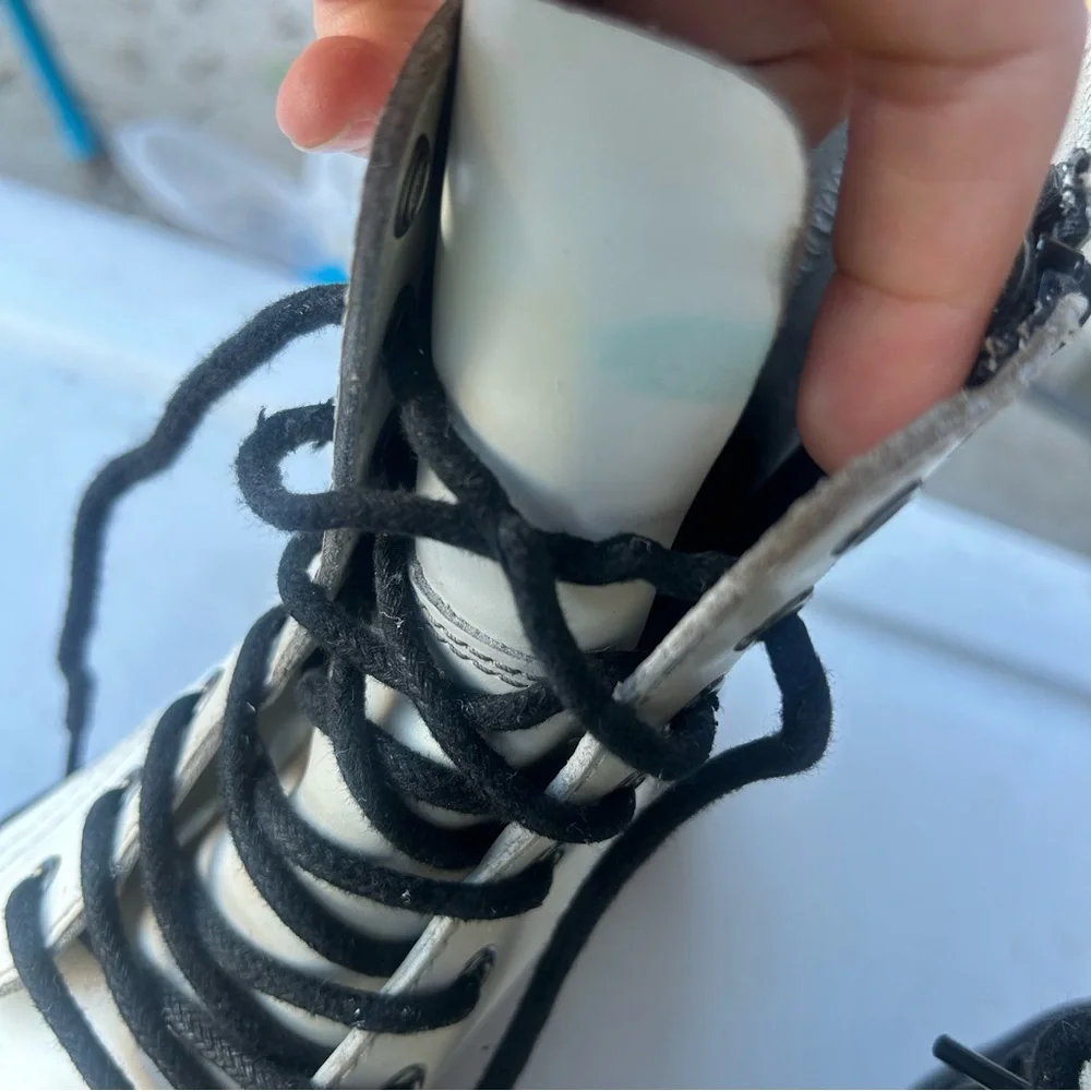 Dr. Martens Jadon smooth leather White‎ Combat platform Boots